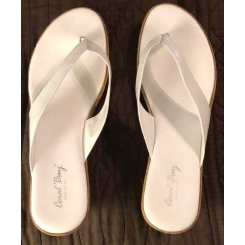 Coral Bay white sandals